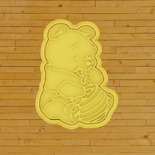 cookie cutter winnie pooh cookies resposteria fondant cakes gift masses decoration biscotti cookieart sugarcookies decorating biscoitosdecorados 3d print model - Mito3D