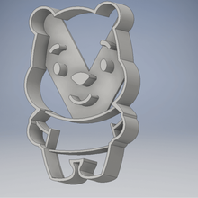 cookie cutter winnie pooh tool home food kitchen 3d print model - Mito3D