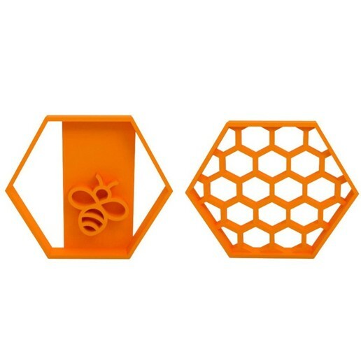 cookie cutters cutter bee honey 3D print model - Mito3D