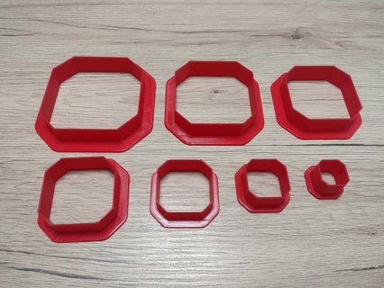 cookie cutters biscuit dough cutter 3d print model - Mito3D