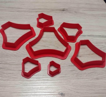 Galleta cortadores galleta masa cortador 3d print model - Mito3D