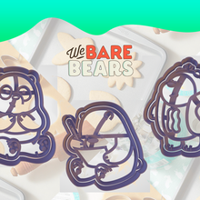 cookie cutters - bare bears scandalous 3d print model - Mito3D