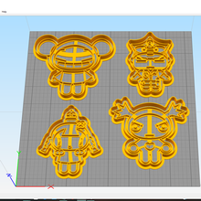 cookie cutters - pucca 1 art cookies cutting model fondant toy toys 3d print model - Mito3D
