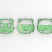 cookie cutters bare bears sharp scandalous 3d print model - Mito3D