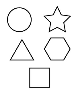 biscoito cortadores básico formas Ferramentas cortador formulários padaria círculo quadrado polígono Estrela triângulo 3d print model - Mito3D