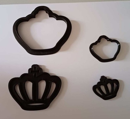 cookie cutters crowns cookies 3d print model - Mito3D
