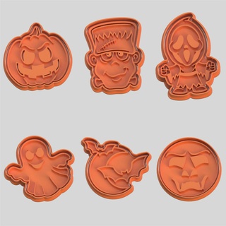 cookie cutters halloween cookie cutter halloween ghost frankenstein pumpkin cortadores marcadores  3d print model - Mito3D