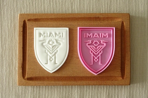 cookie cutters inter miami messi cookies soccer 3d print model - Mito3D