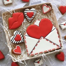 biscoito cortadores amar namorados san valentin cortador biscoitos Bolores festa decoração deco 3d print model - Mito3D