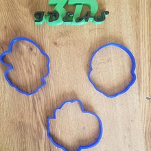 cookie cutters set mario bros home 3d print model - Mito3D