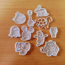 cookie cutters set various angry bird pooh tiger tortoise monkey micky elephant dinasaur ghost mould cartoon 3d print model - Mito3D
