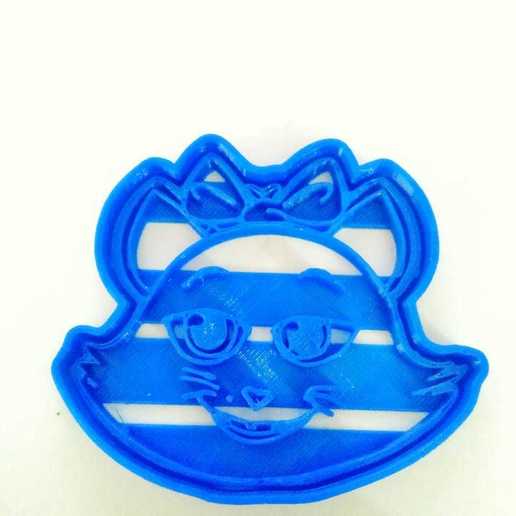 Ausstechformen Form granja zen n gata Kunst schneiden Cracker Formen farm zenon cutter cookie cut cat 3D print model - Mito3D