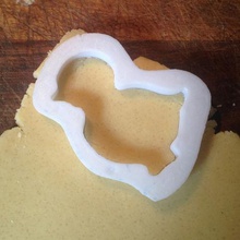 formine per biscotti casa bird farfalla auto di pollo cookiecutter vestito uovo il tallone shark 3d print model - Mito3D