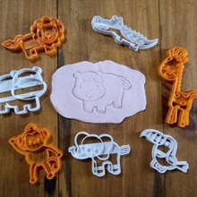 cookie forest animals cutter cortantes animales selva various 3d print model - Mito3D