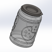 cookie jar jar 3d print model - Mito3D