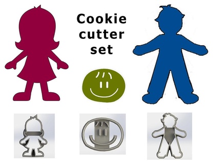 cookie mold 3d print model - Mito3D