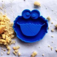 cookie monster cookie-cutter home 3d print model - Mito3D