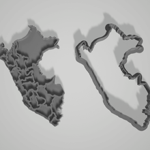 kurabiye peru göster ev galleta mapa 3d print model - Mito3D