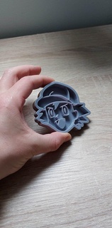 biscotto pok lun cenere casa taglierina Pokemon super distruggere bros cottura 3d print model - Mito3D