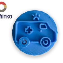 biscuit timbre + coupeur ambulance cuire cuisine docteur 3d print model - Mito3D