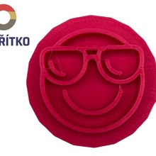 biscuit timbre + coupeur emoji 5 cuire cuisine 3d print model - Mito3D