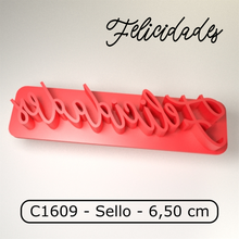 Galleta sello cortador Felicidades 3d print model - Mito3D