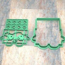 biscoito carimbo cortador massa fondan shopkins 001 desenhos corte foca 3d print model - Mito3D