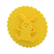 biscotto francobollo taglierina coniglio coniglietto Pasqua 3d print model - Mito3D