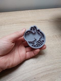 cookie yoshi super mario cutter smash bros baking 3d print model - Mito3D