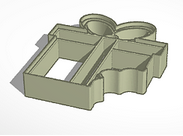 cookiecutter Chiedi regalo bitemark 3D print model - Mito3D