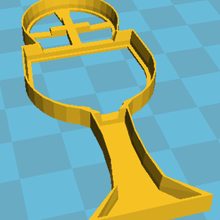 cookies cutter chalice cutters 3d print model - Mito3D