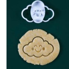 cookies cutter cloud smile emoji tool cake 3d print model - Mito3D