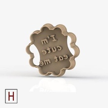 cookies cutter Niedlich, Essen mich home Dekoration 3d print model - Mito3D