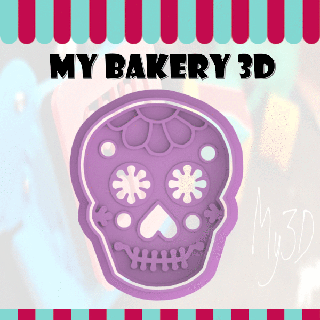 cookies cutter emporte-pi ce catrina bakery kek ausstecher emporte-pi ce biscuits cutter cookie cookies cutter bakery cutter cookies fondant  3d print model - Mito3D