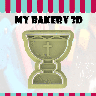 cookies cutter emporte-pi ce cookie cutters fondant chalice bakery kek ausstecher biscuits 3d print model - Mito3D