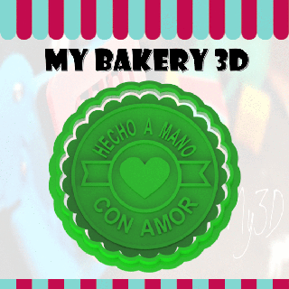 galletas cortador emporte pi ce Galleta cortadores fondant mano panadería kek ausstecher 3d print model - Mito3D