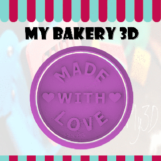 cookies cutter emporte-pi ce cookie cutters fondant made love bakery kek ausstecher biscuits 3d print model - Mito3D