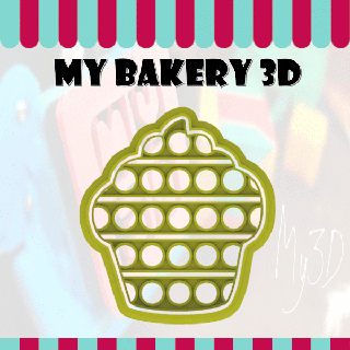 cookies cutter emporte-pi ce cookie cutters fondant pop bakery kek ausstecher biscuits 3d print model - Mito3D