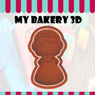 biscuits coupeur emporte pi biscuit coupeurs fondant princesses Blacanieves boulangerie kek ausstecher 3d print model - Mito3D