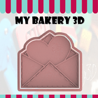 cookies cutter emporte-pi ce cookie cutters fondant san valentine bakery kek ausstecher biscuits 3d print model - Mito3D