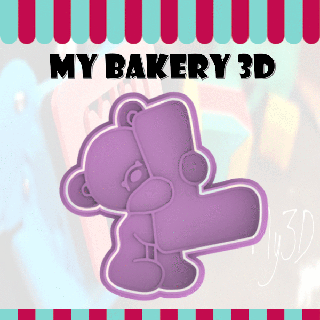 galletas cortador emporte pi ce Galleta cortadores fondant san enamorado panadería kek ausstecher 3d print model - Mito3D