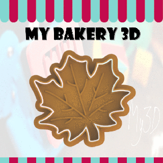 cookies cutter emporte-pi ce cookie cutters thanksgiving maple Home bakery kek ausstecher emporte-pièce biscuits cookies_cutter fondant 3d print model - Mito3D