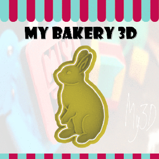 cookies cutter emporte-pi ce cookie cutters thanksgiving rabbit Home bakery kek ausstecher emporte-pièce biscuits cookies_cutter fondant 3d print model - Mito3D
