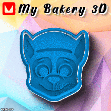 cookies cutter emporte-pi ce paw patrol cookie cutters my3d mybakery3d bakery kek ausstecher biscuits dog sky rocky rubble marshall chase 3d print model - Mito3D