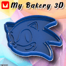 cortador de galletas emporte-pi ce sonic cortadores casa my3d mybakery3d los productos panadería kek ausstecher las cookies película dibujos animados amy nueckles talis 3d print model - Mito3D