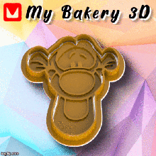çerez kesici emporte-pi ce winnie the pooh ev my3d mybakery3d fırın ausstecher bisküvi kurabiye kesiciler piglet eşek pigley tigger Kaplan 3d print model - Mito3D