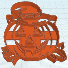 cookies cutter pumpkin Streitkolben halloween home schneiden Cracker mallet 3d print model - Mito3D