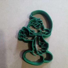cookies cutter smurf home smurfs 3d print model - Mito3D