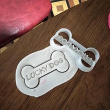 cookies cutting bone home dog animals food cutter 3d print model - Mito3D