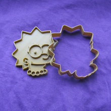 biscoito cortador Simpsons lisa 3d print model - Mito3D